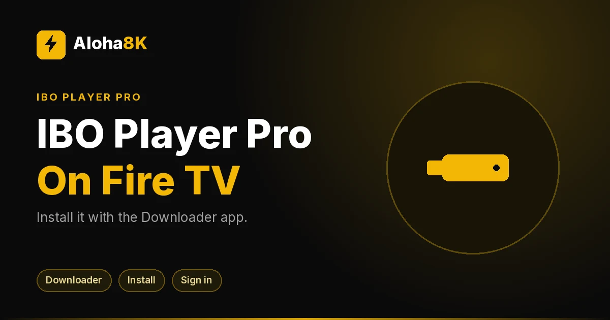 Fire TV screen showing an app install confirmation prompt