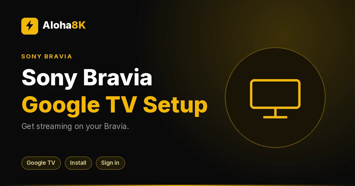 Sony Bravia television displaying the Google TV home screen in a living room